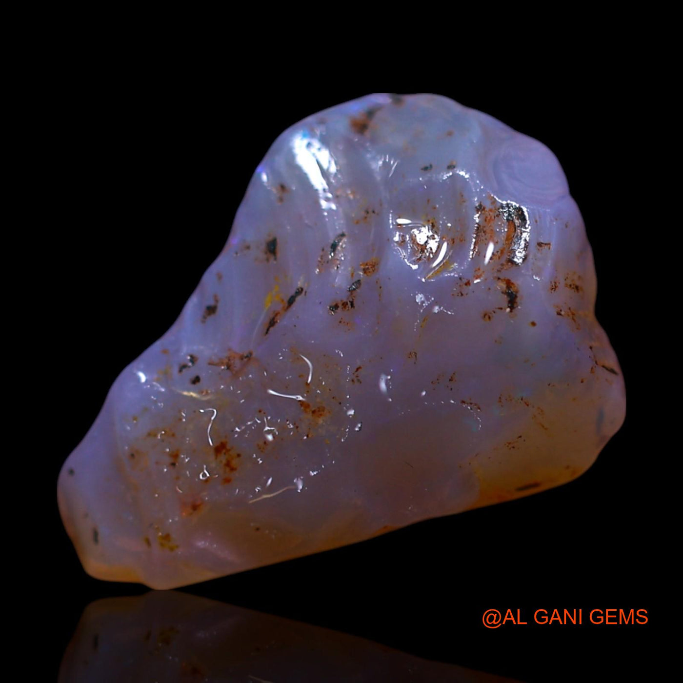 Natural Fire Opal Gemstone 6.00 Cts Loose Fancy Rough From Australia 17x12x5 mm RG-242
