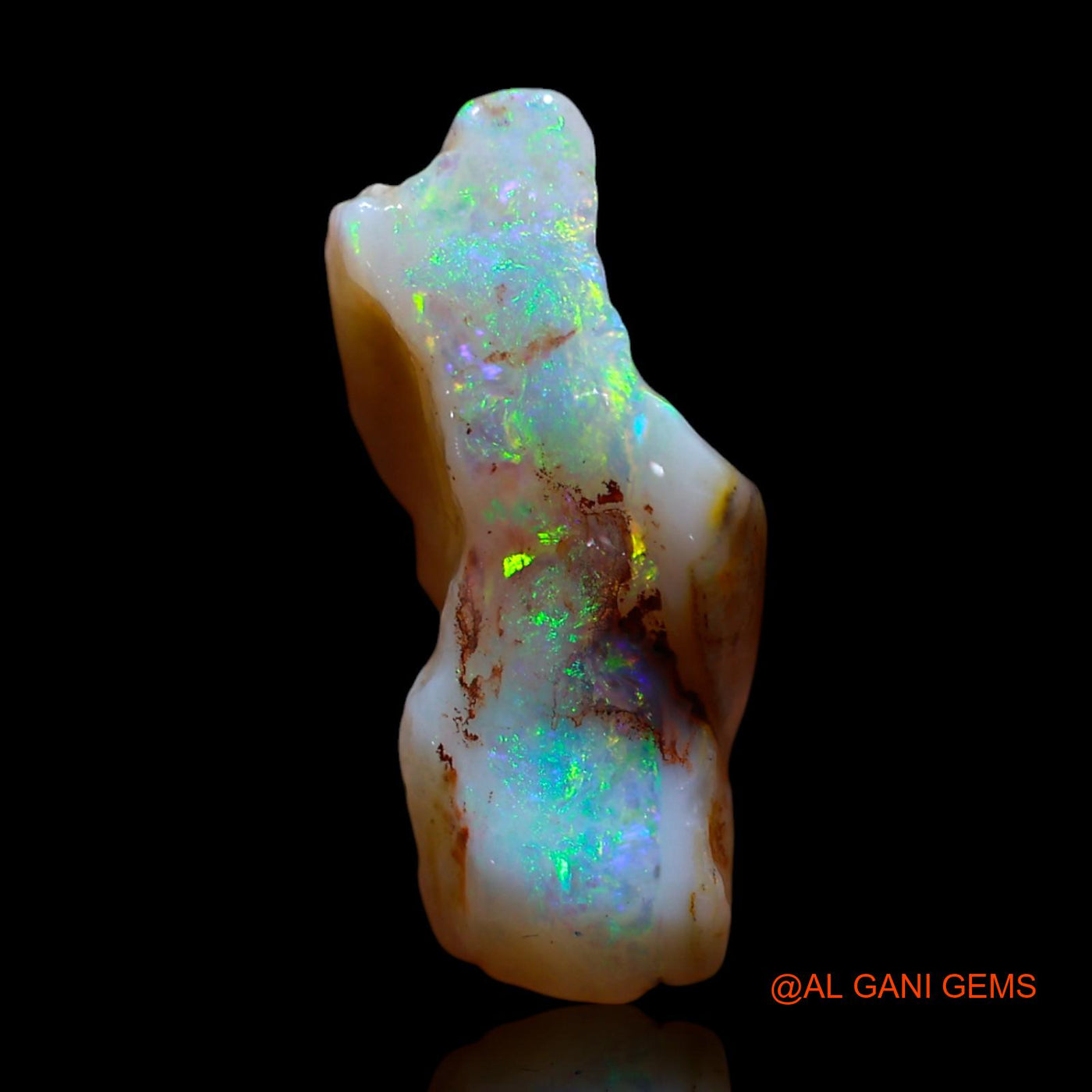 3.00 Cts Natural Australian Fire Opal Fancy Rough Loose Gemstone For Jewelry 16x8x6 mm RG-244