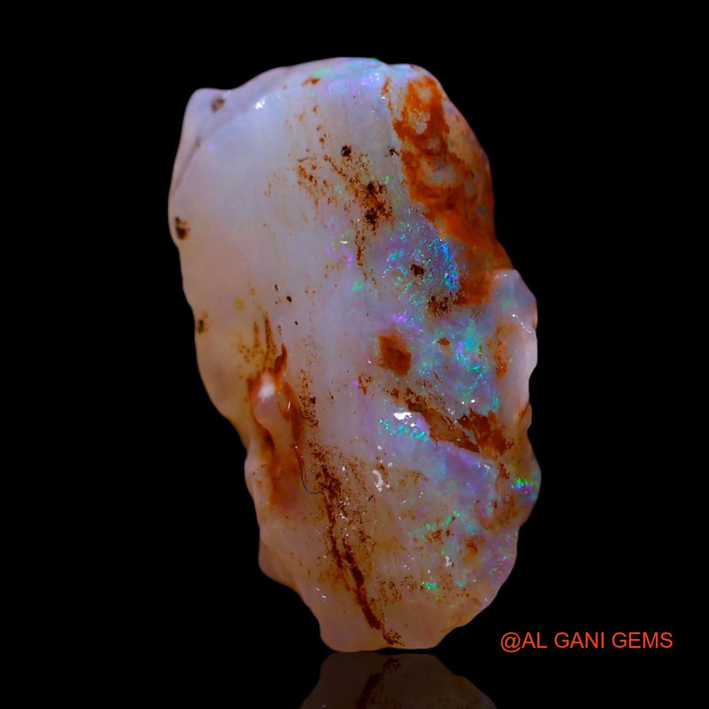 4.50 Cts Unheated Australian Fire Opal Loose Gemstone Fancy Rough Natural 16x9x6 mm RG-245