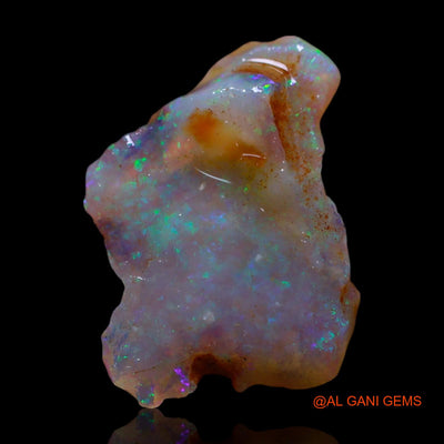 Natural Untreated Fire Opal Loose Gemstone Fancy Rough From Australia 2.40 Cts 14x10x4 mm RG-257