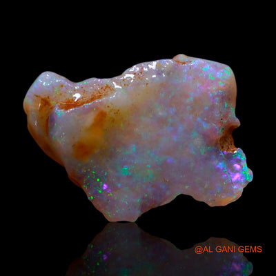 Natural Untreated Fire Opal Loose Gemstone Fancy Rough From Australia 2.40 Cts 14x10x4 mm RG-257