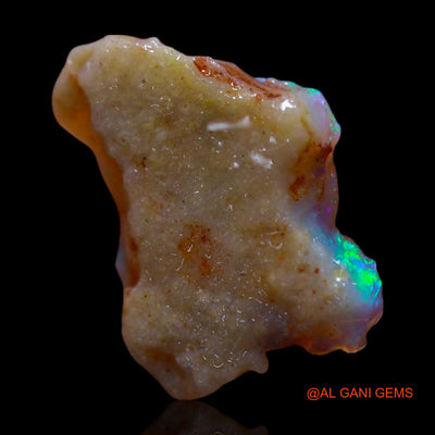Natural Untreated Fire Opal Loose Gemstone Fancy Rough From Australia 2.40 Cts 14x10x4 mm RG-257