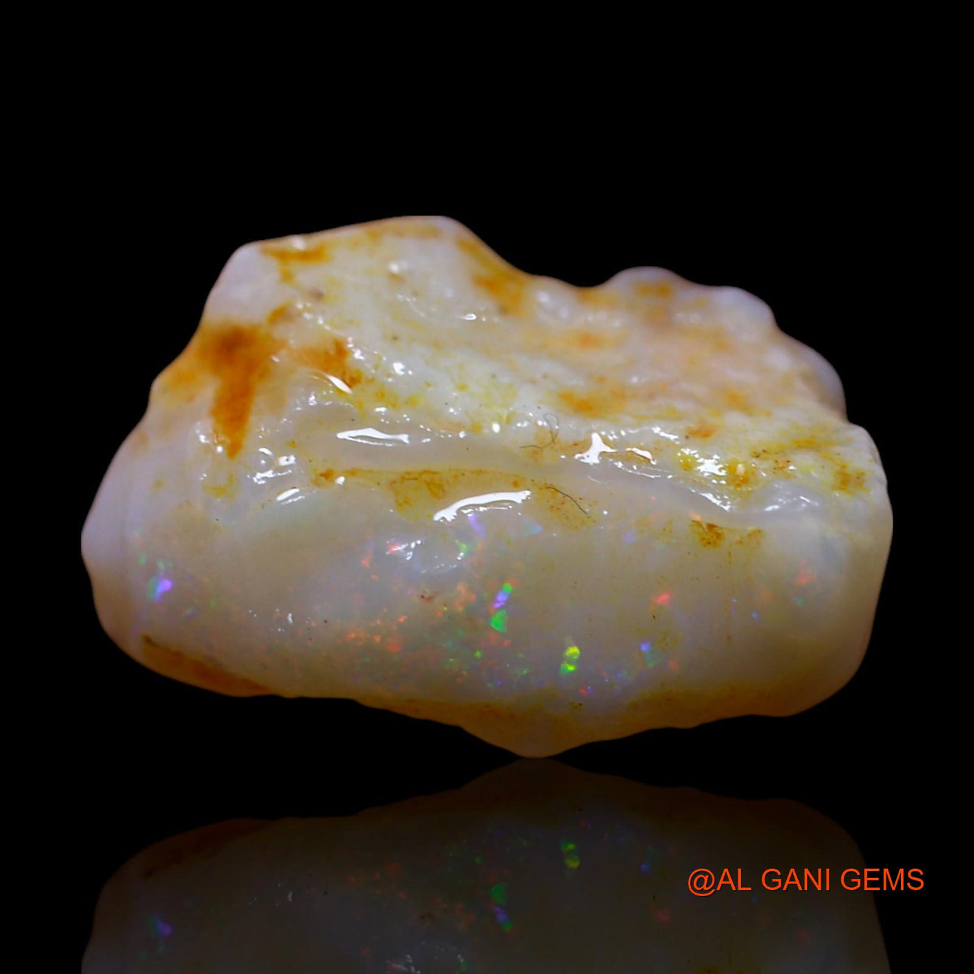 4.50 Cts Natural Australian Fire Opal Loose Gemstone Fancy Rough 14x9x6 mm RG-258