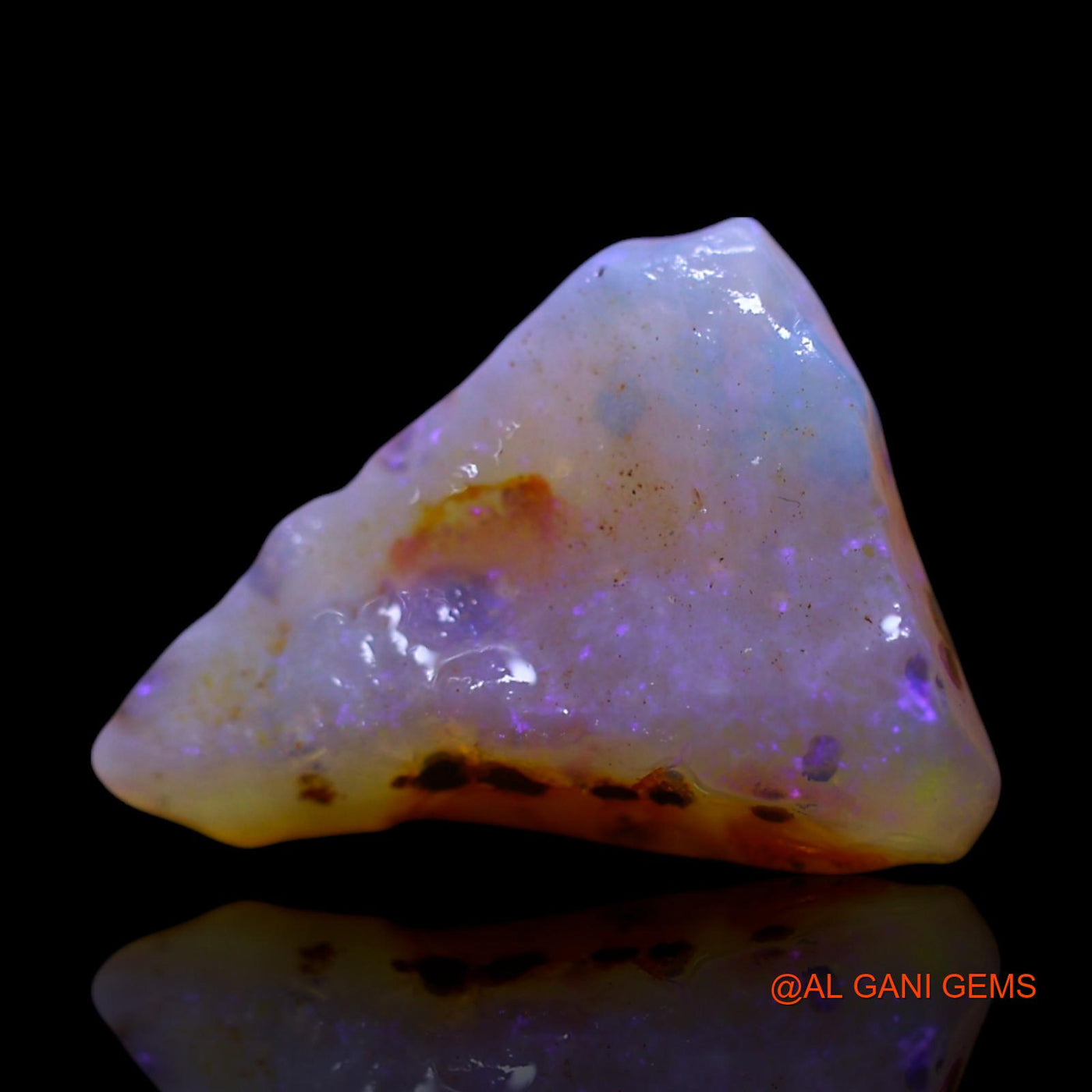 3.00 Cts Natural Australian Fire Opal Loose Gemstone Fancy Rough 14x11x4 mm RG-259