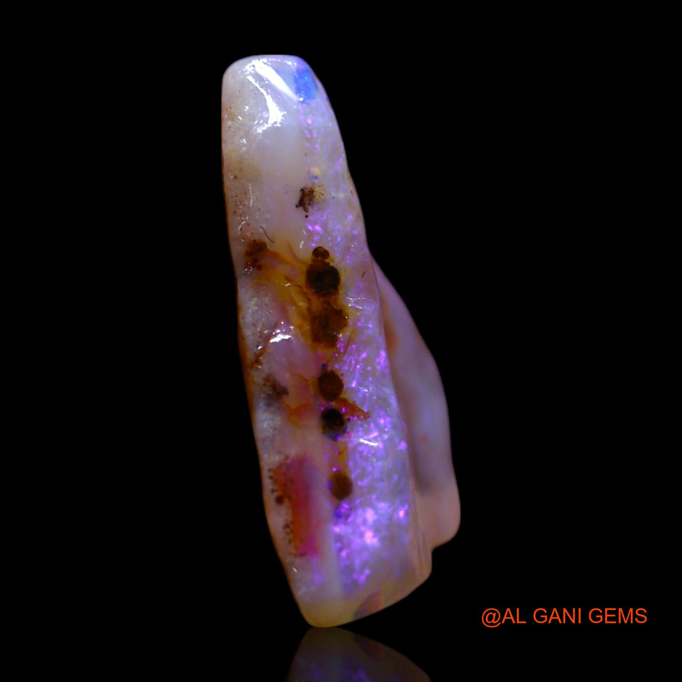 3.00 Cts Natural Australian Fire Opal Loose Gemstone Fancy Rough 14x11x4 mm RG-259