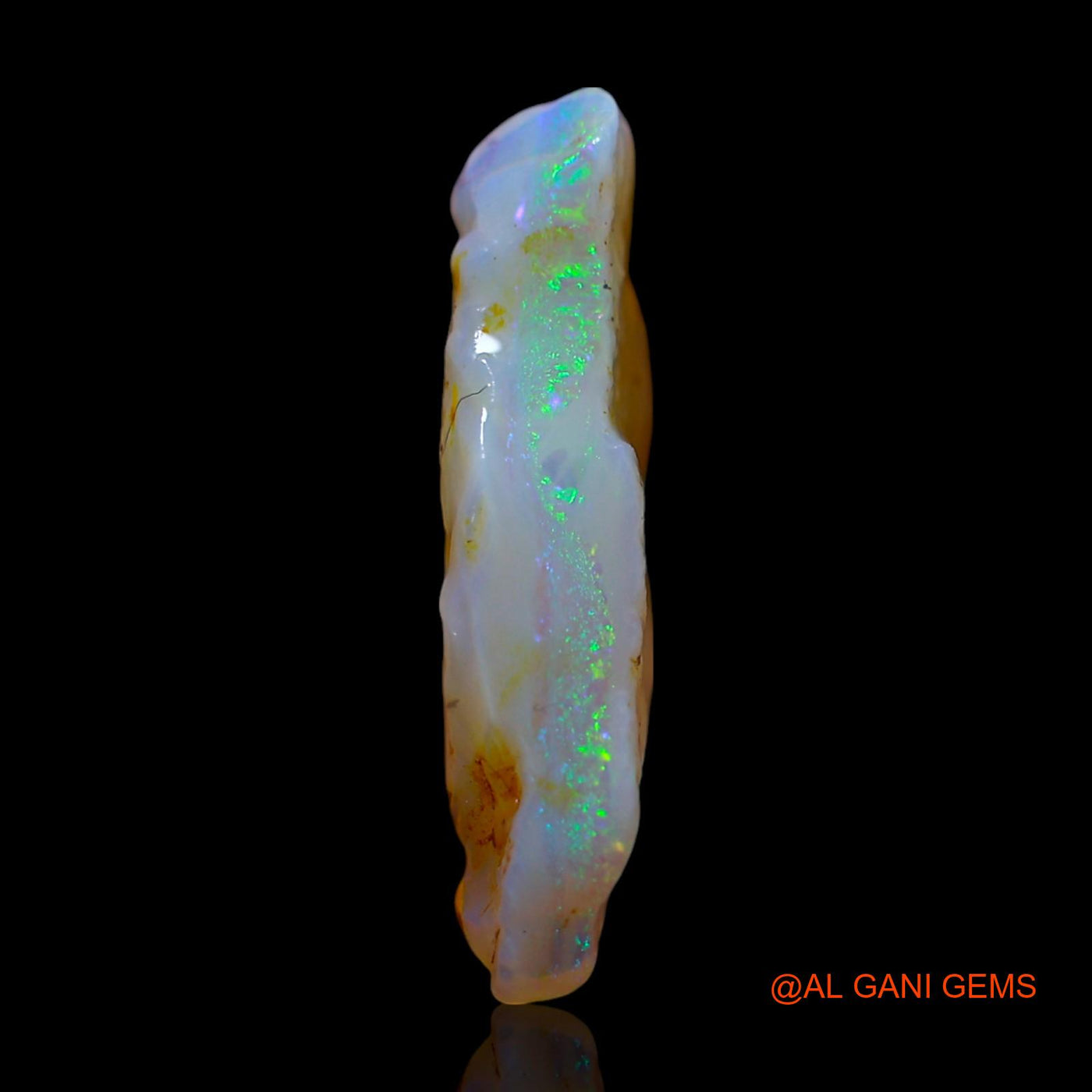 2.50 Cts Natural Australian Fire Opal Loose Gemstone Fancy Rough 17x7x4 mm RG-263