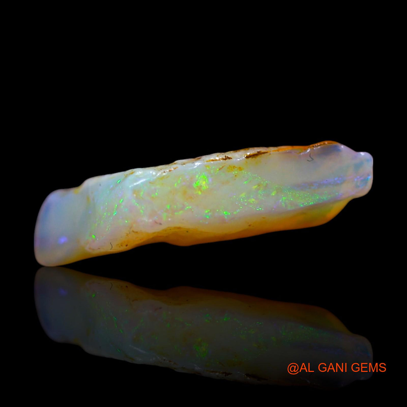 2.50 Cts Natural Australian Fire Opal Loose Gemstone Fancy Rough 17x7x4 mm RG-263