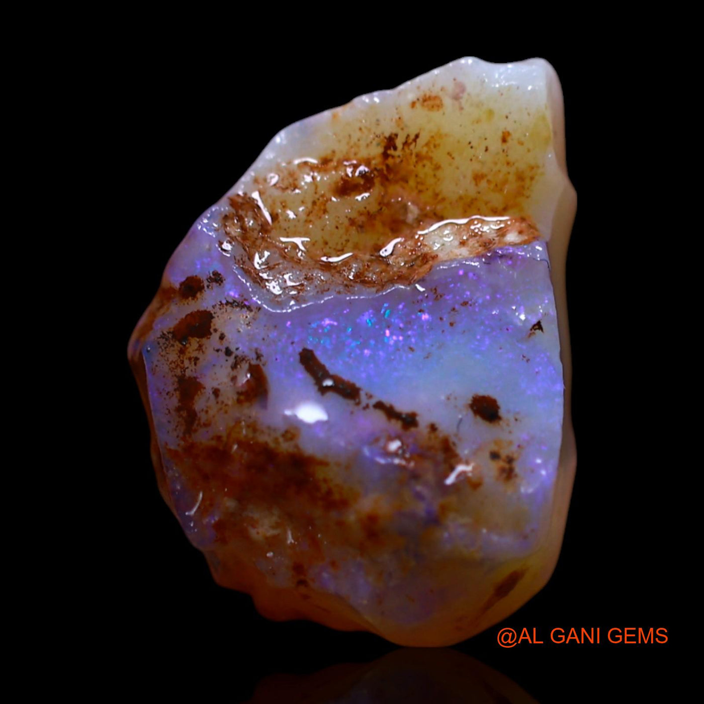5.00 Cts Natural Australian Fire Opal Loose Gemstone Fancy Rough 13x10x6 mm RG-264