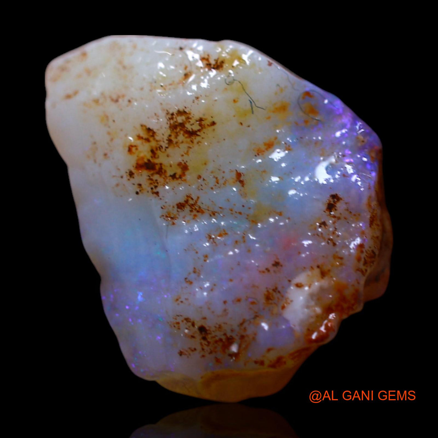 5.00 Cts Natural Australian Fire Opal Loose Gemstone Fancy Rough 13x10x6 mm RG-264