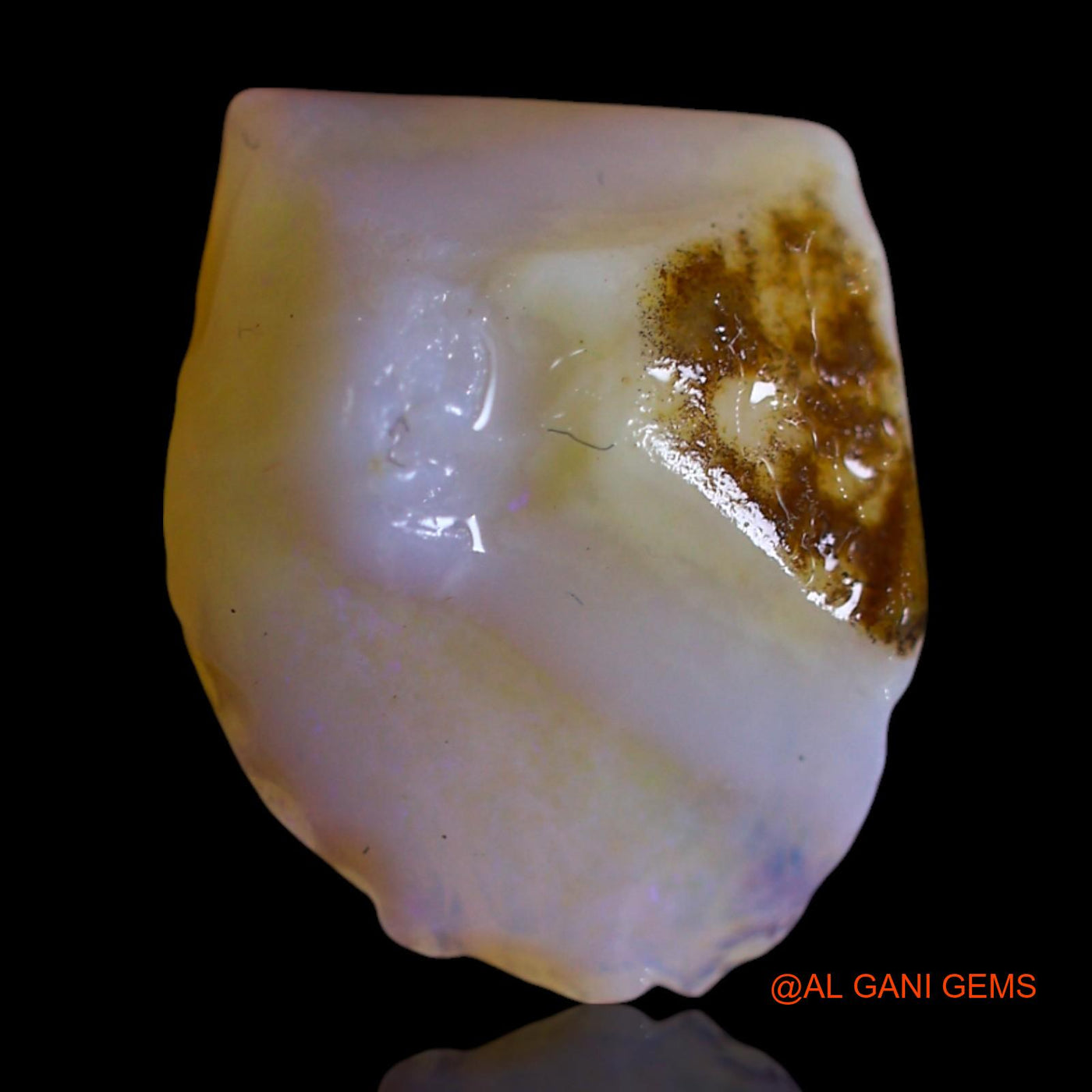 4.30 Cts Natural Australian Fire Opal Loose Gemstone Fancy Rough 13x9x6 mm RG-265