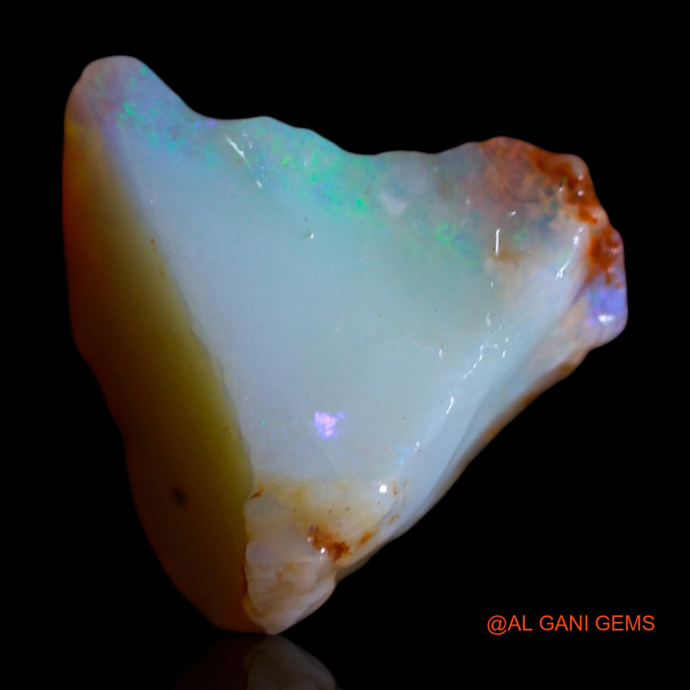 4.30 Cts Natural Australian Fire Opal Loose Gemstone Fancy Rough 13x11x7 mm RG-266