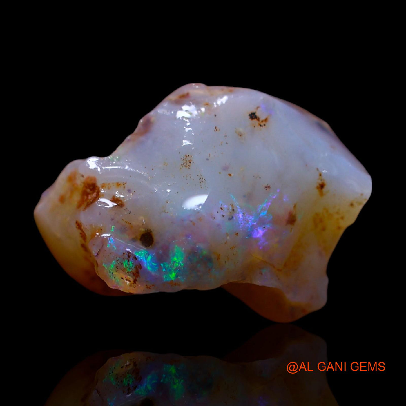 5.00 Cts Natural Australian Fire Opal Loose Gemstone Fancy Rough 15x11x7 mm RG-269