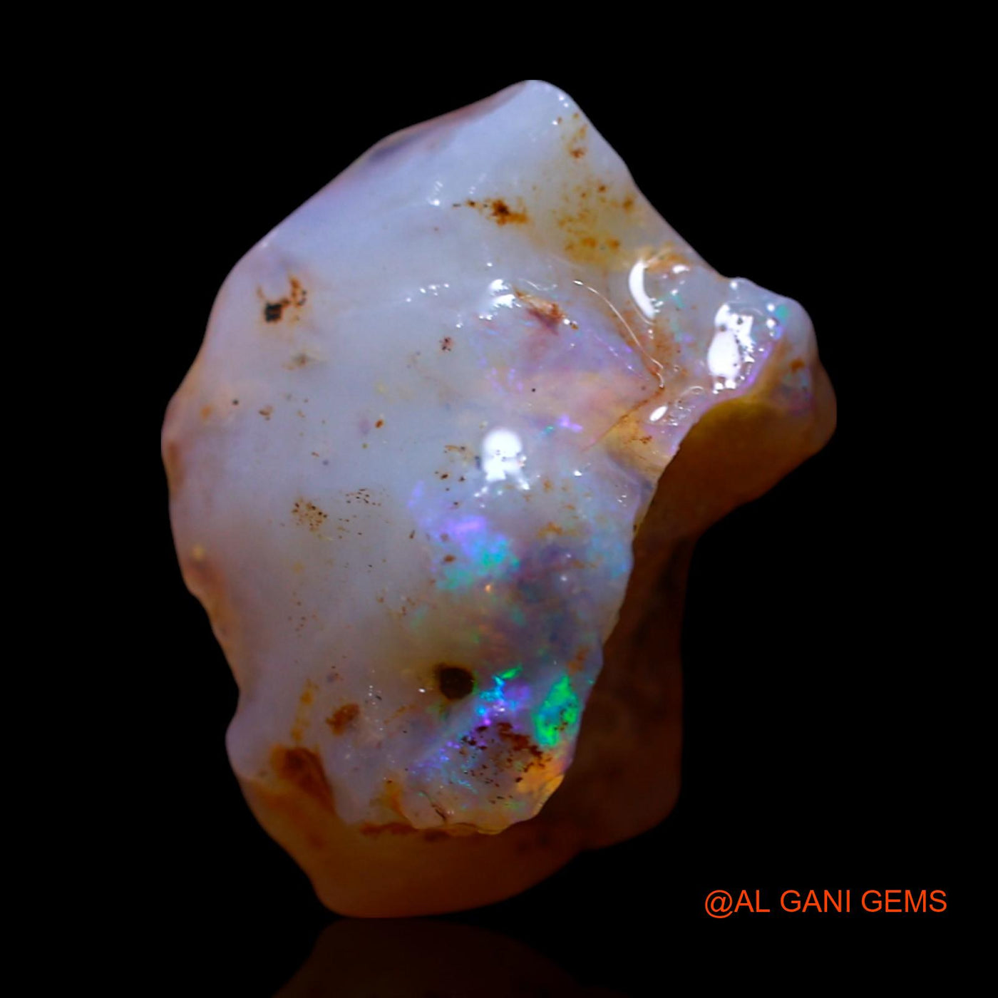 5.00 Cts Natural Australian Fire Opal Loose Gemstone Fancy Rough 15x11x7 mm RG-269