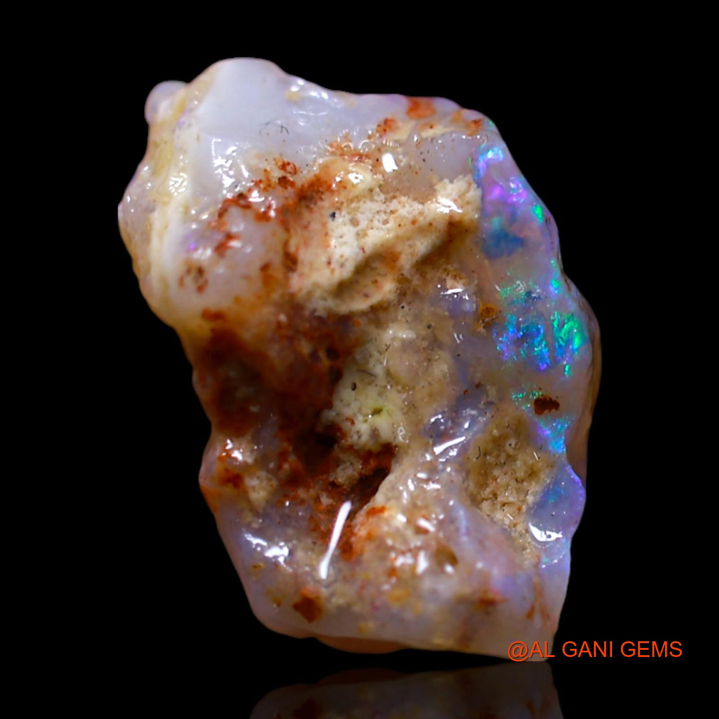 5.00 Cts Natural Australian Fire Opal Loose Gemstone Fancy Rough 15x11x7 mm RG-269