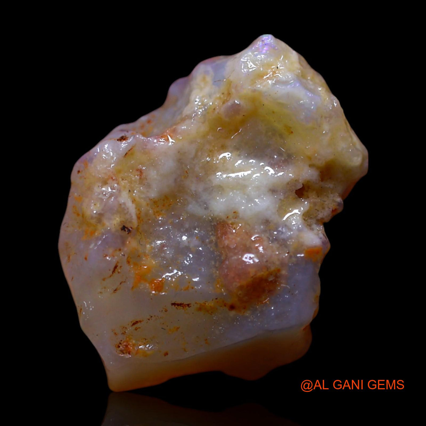 5.00 Cts Natural Australian Fire Opal Loose Gemstone Fancy Rough 15x11x7 mm RG-269