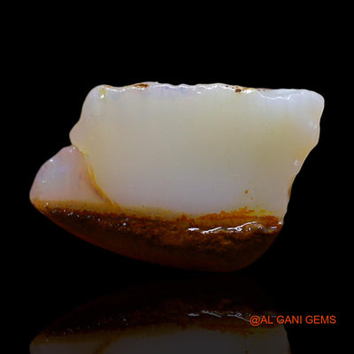 Natural Fire Opal Gemstone 5.00 Cts Loose Fancy Rough From Australia 15x9x8 mm RG-272