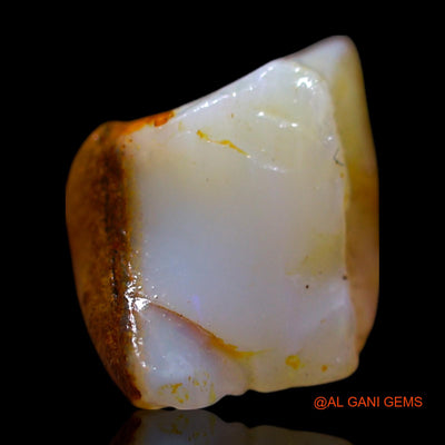Natural Fire Opal Gemstone 5.00 Cts Loose Fancy Rough From Australia 15x9x8 mm RG-272