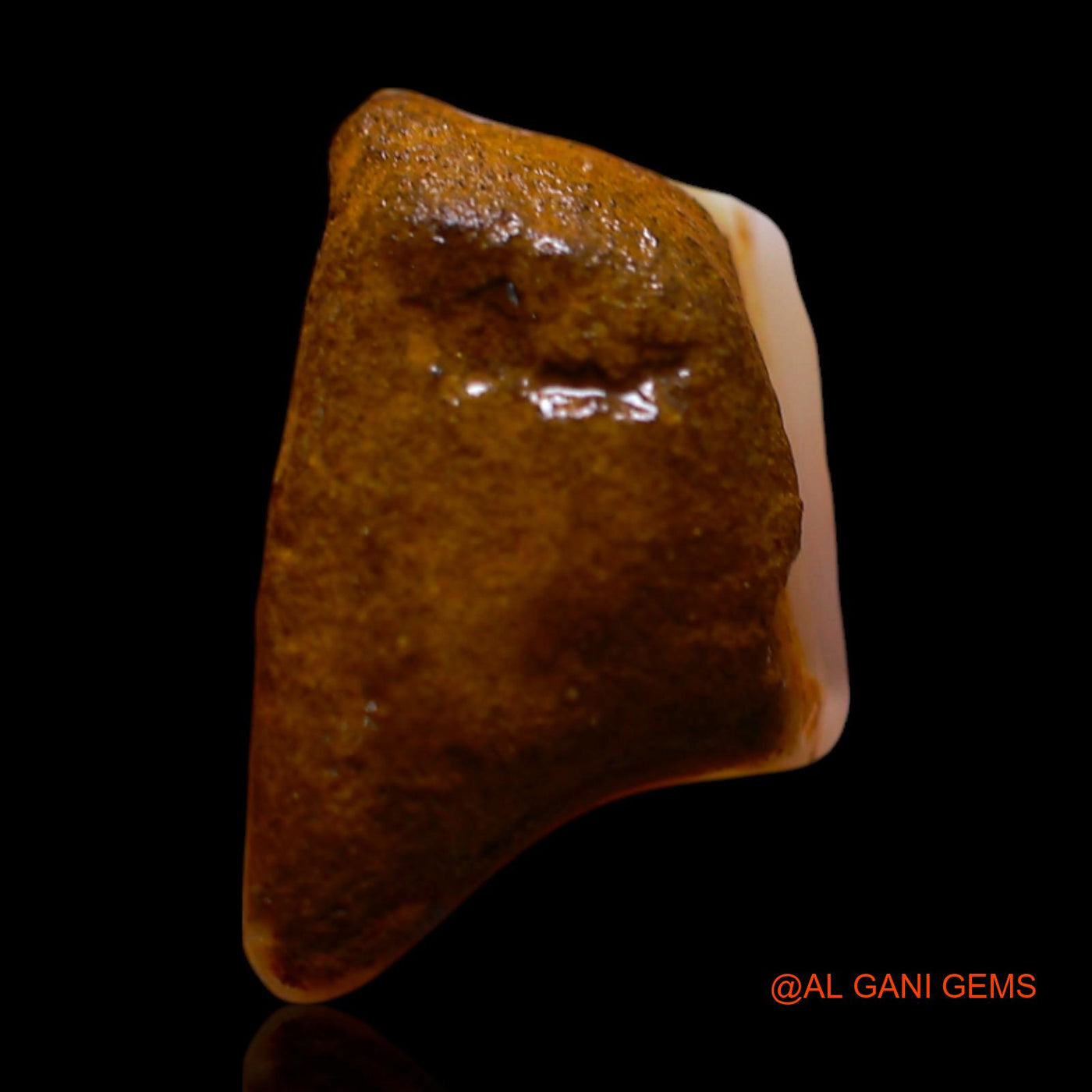 Natural Fire Opal Gemstone 5.00 Cts Loose Fancy Rough From Australia 15x9x8 mm RG-272