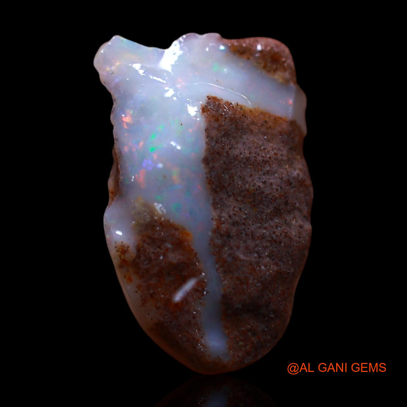 3.00 Cts Natural Australian Fire Opal Loose Gemstone Fancy Rough 14x9x5 mm RG-273
