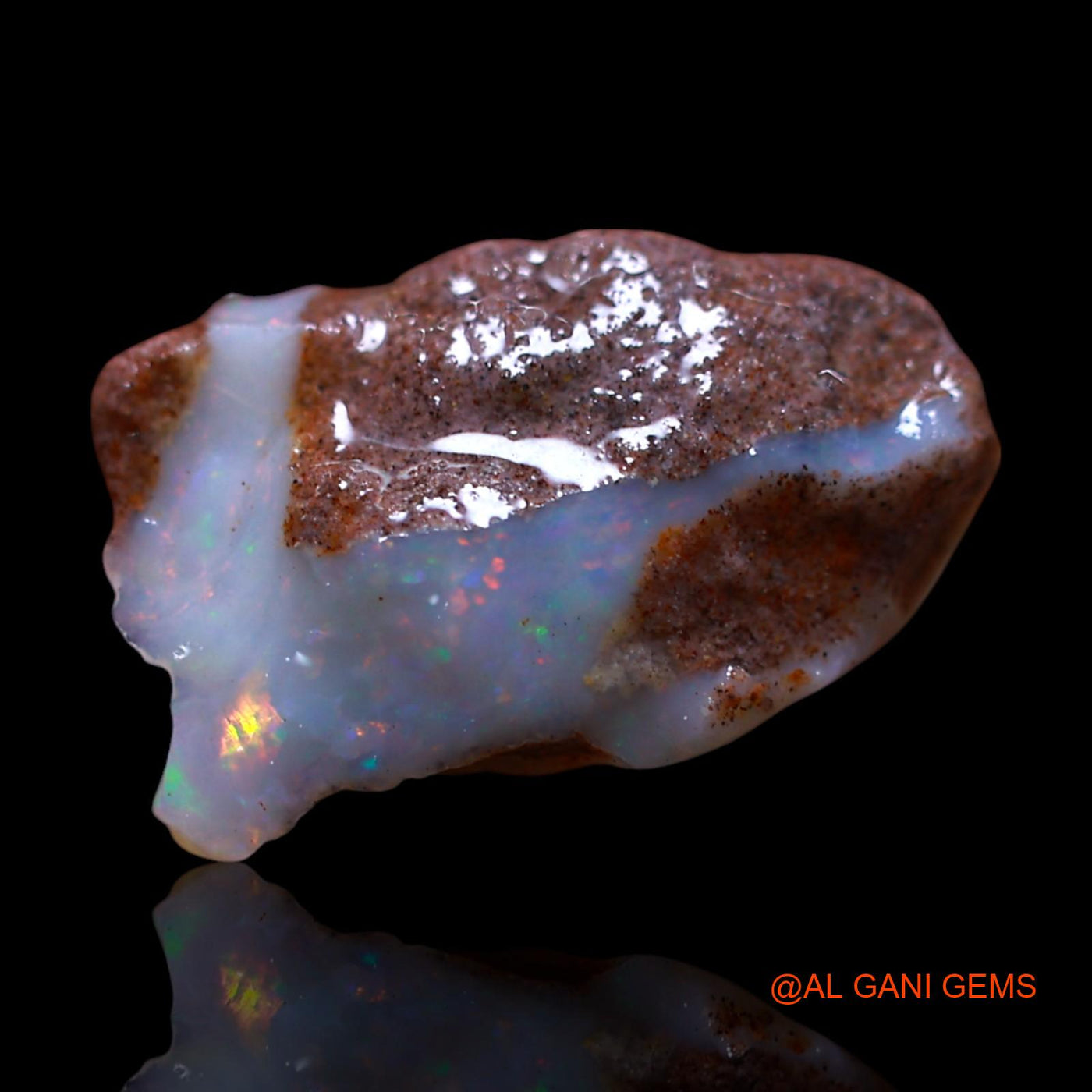 3.00 Cts Natural Australian Fire Opal Loose Gemstone Fancy Rough 14x9x5 mm RG-273