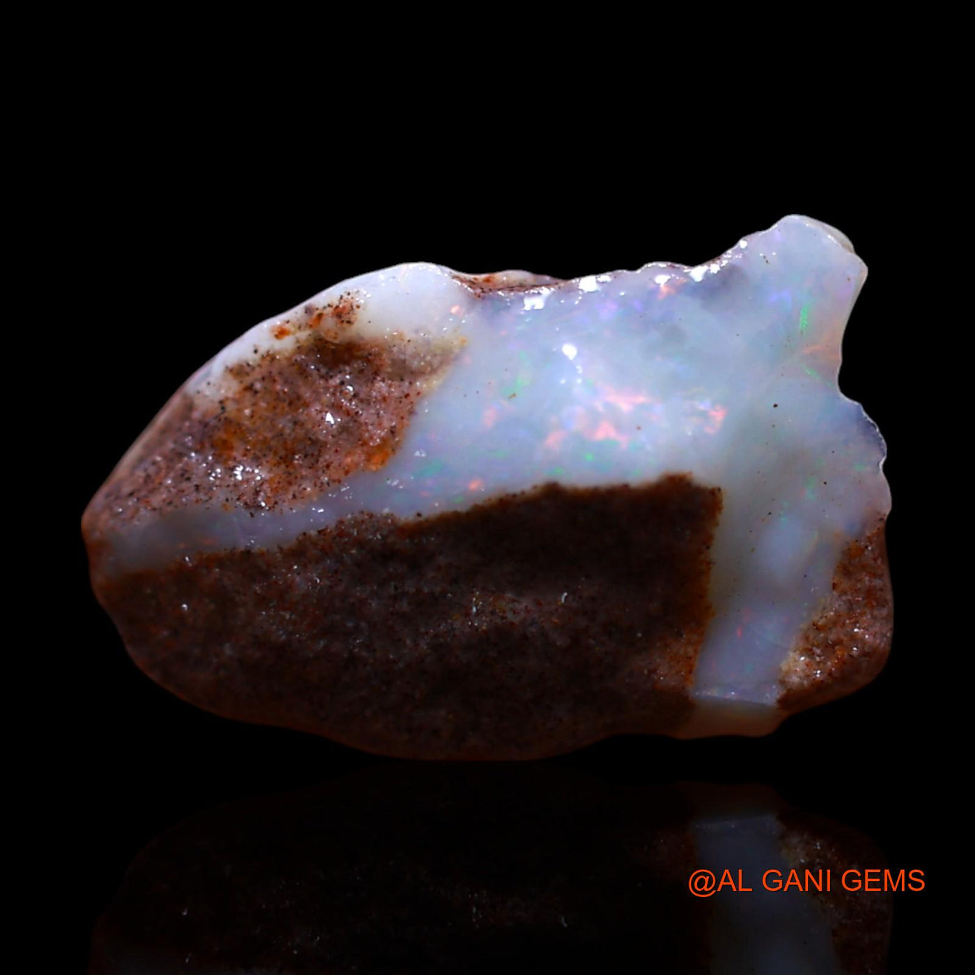 3.00 Cts Natural Australian Fire Opal Loose Gemstone Fancy Rough 14x9x5 mm RG-273
