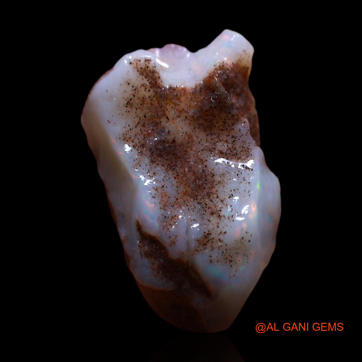 3.00 Cts Natural Australian Fire Opal Loose Gemstone Fancy Rough 14x9x5 mm RG-273
