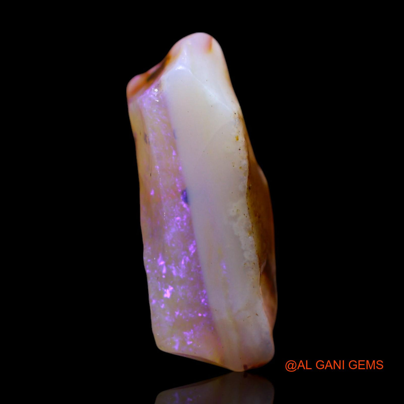 4.00 Cts Natural Australian Fire Opal Loose Gemstone Fancy Rough 14x10x5 mm RG-274