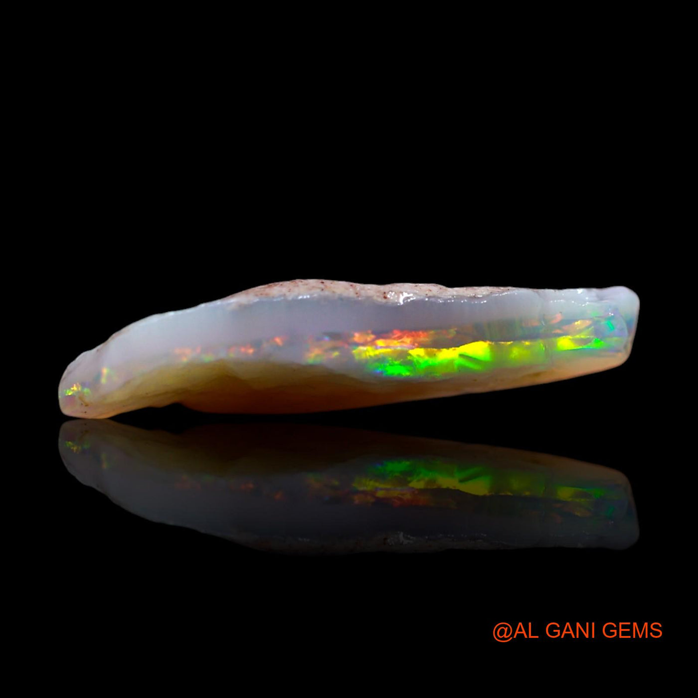 1.90 Cts Natural Australian Fire Opal Fancy Rough Loose Gemstone For Jewelry 17x9x3 mm RG-276