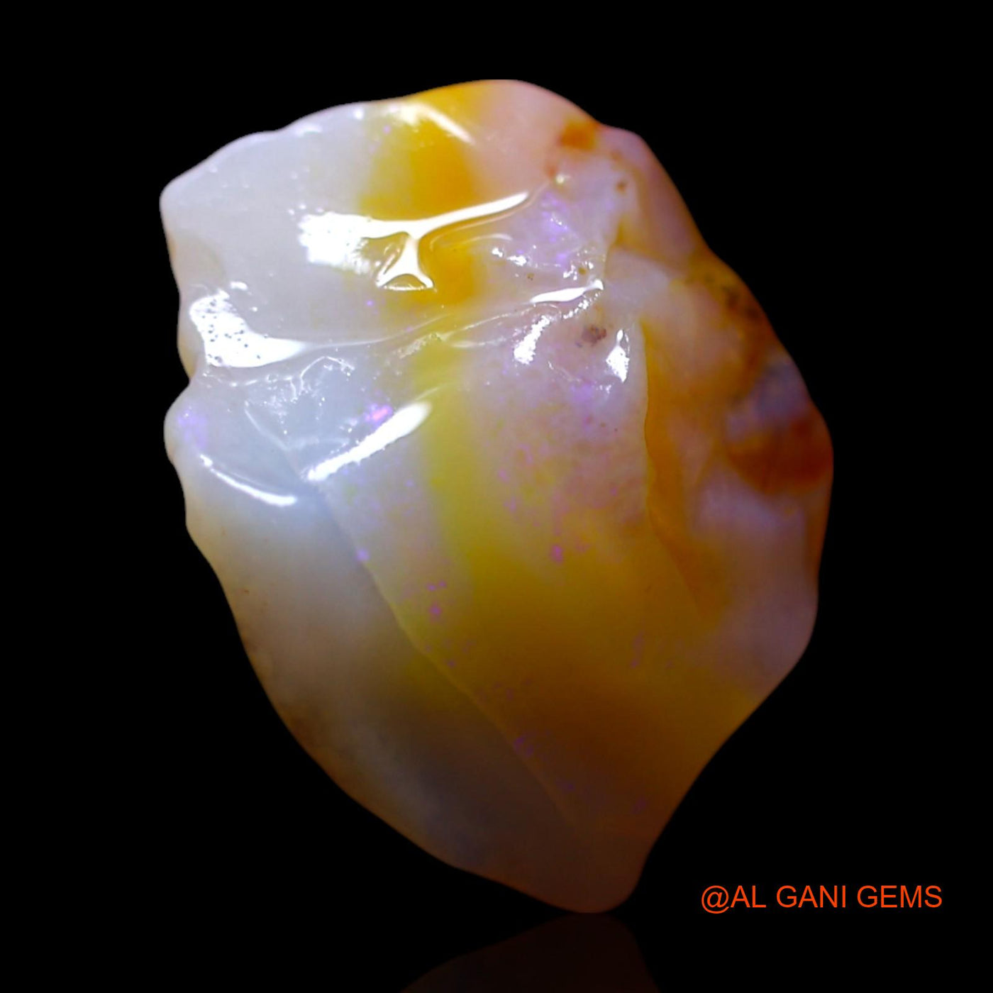5.00 Cts Natural Australian Fire Opal Fancy Rough Loose Gemstone For Jewelry 13x11x7 mm RG-284