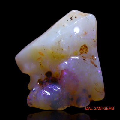 4.00 Cts Natural Australian Fire Opal Loose Gemstone Fancy Rough 12x12x6 mm RG-285