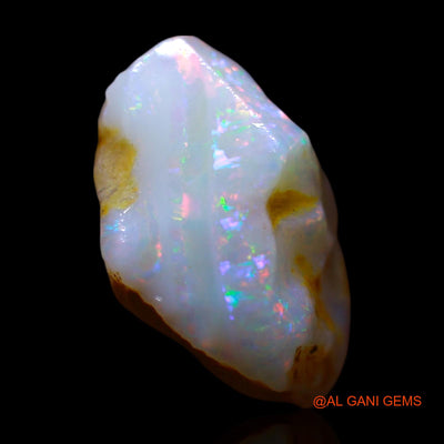 Natural Fire Opal Gemstone 3.00 Cts Loose Fancy Rough From Australia 14x9x7 mm RG-287