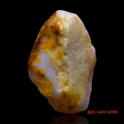 Natural Fire Opal Gemstone 3.00 Cts Loose Fancy Rough From Australia 14x9x7 mm RG-287