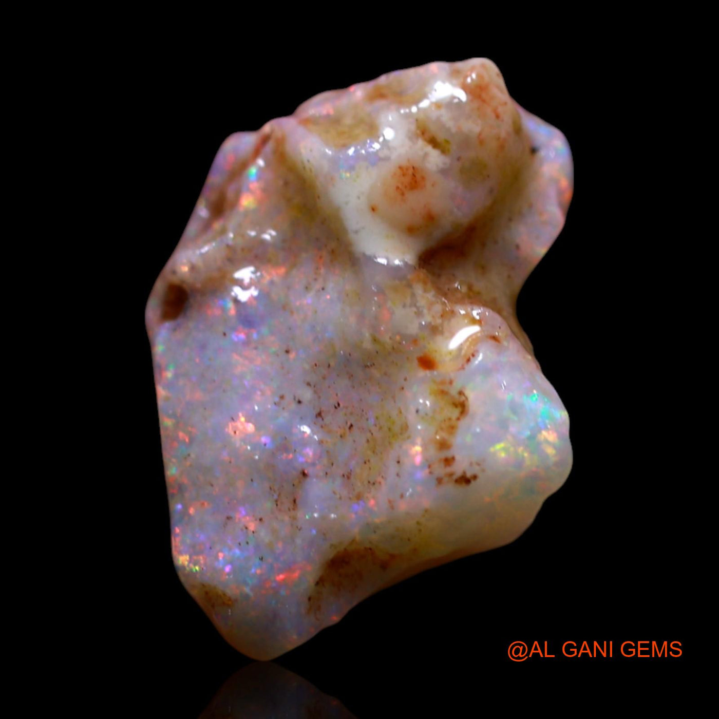 3.00 Cts Unheated Australian Fire Opal Loose Gemstone Fancy Rough Natural 14x9x5 mm RG-288