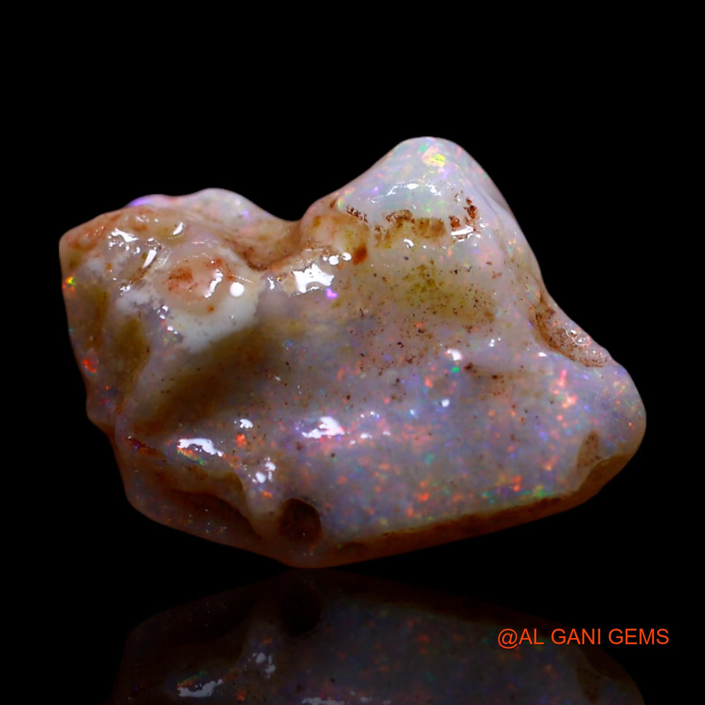 3.00 Cts Unheated Australian Fire Opal Loose Gemstone Fancy Rough Natural 14x9x5 mm RG-288