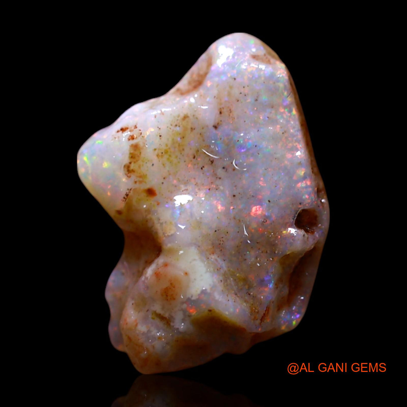 3.00 Cts Unheated Australian Fire Opal Loose Gemstone Fancy Rough Natural 14x9x5 mm RG-288