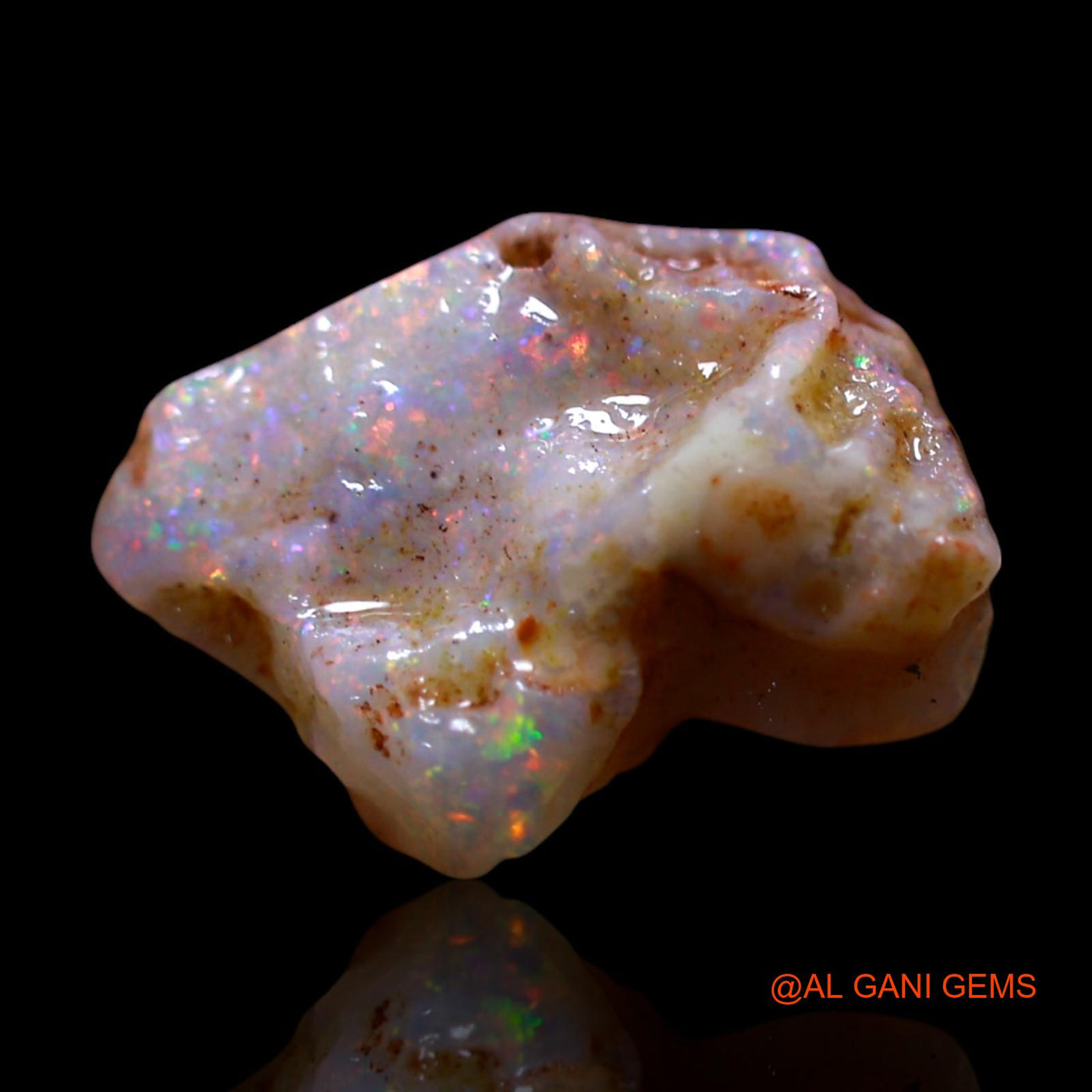 3.00 Cts Unheated Australian Fire Opal Loose Gemstone Fancy Rough Natural 14x9x5 mm RG-288