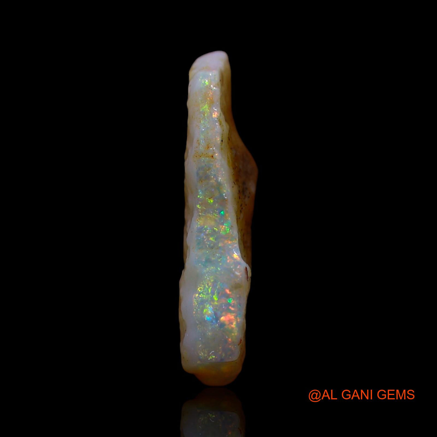 3.00 Cts Natural Australian Fire Opal Loose Gemstone Fancy Rough 19x7x4 mm RG-28