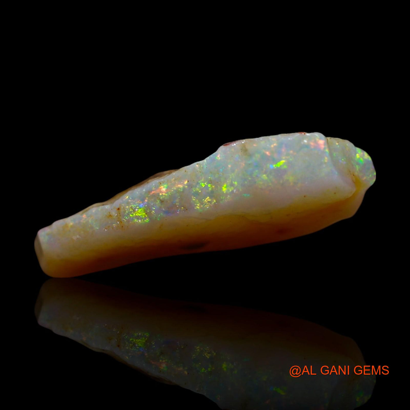 3.00 Cts Natural Australian Fire Opal Loose Gemstone Fancy Rough 19x7x4 mm RG-28