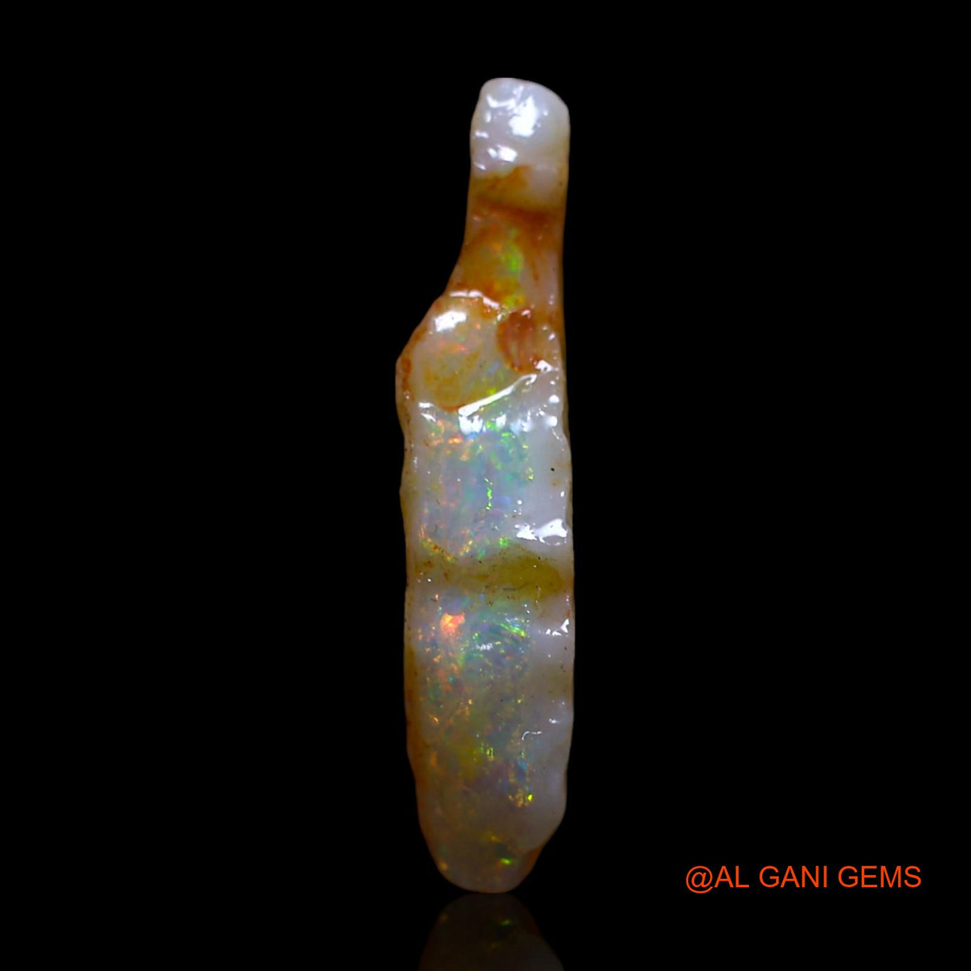 3.00 Cts Natural Australian Fire Opal Loose Gemstone Fancy Rough 19x7x4 mm RG-28