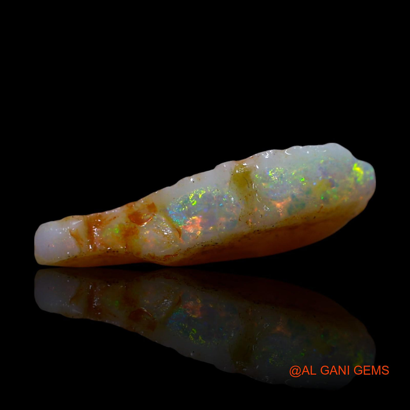 3.00 Cts Natural Australian Fire Opal Loose Gemstone Fancy Rough 19x7x4 mm RG-28