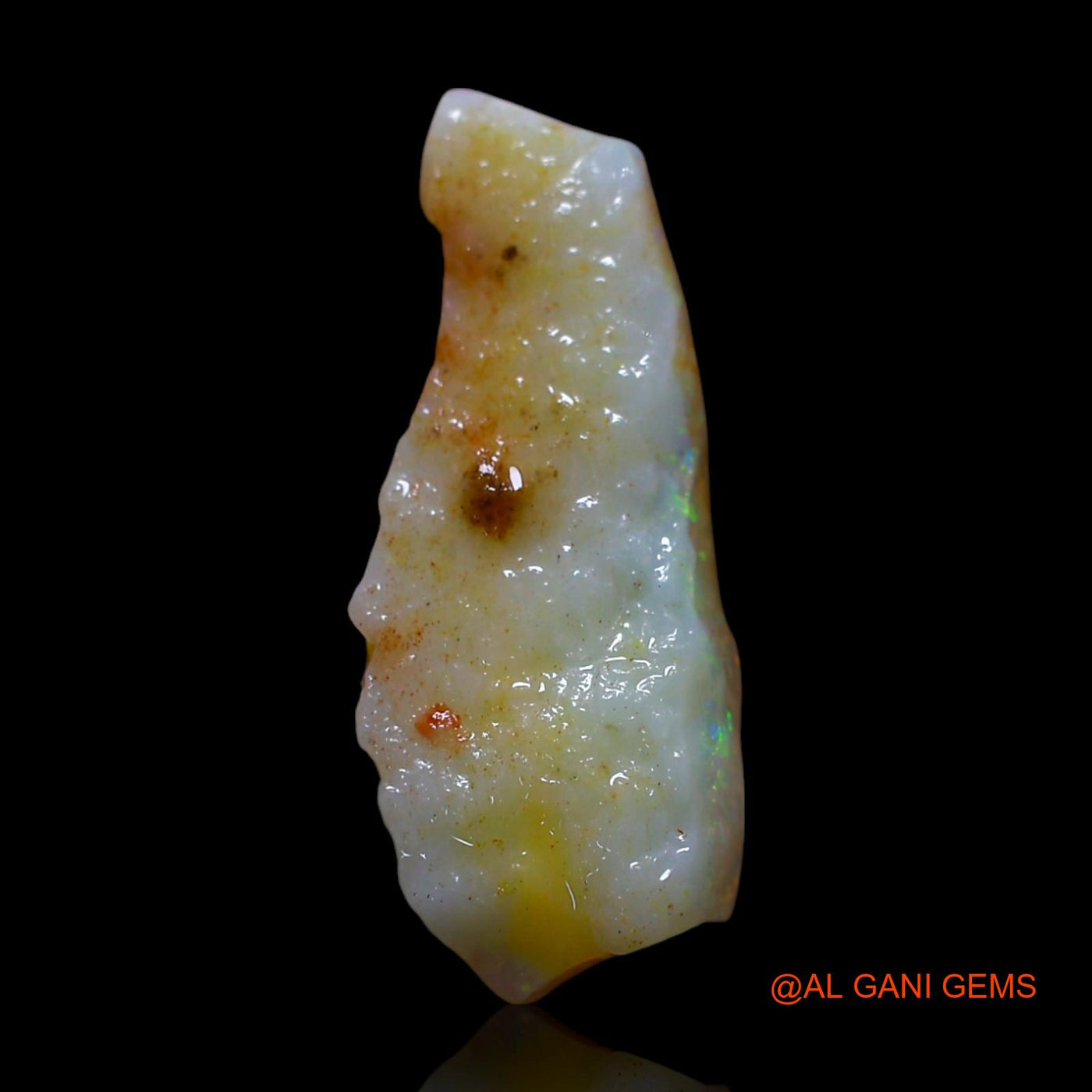3.00 Cts Natural Australian Fire Opal Loose Gemstone Fancy Rough 19x7x4 mm RG-28