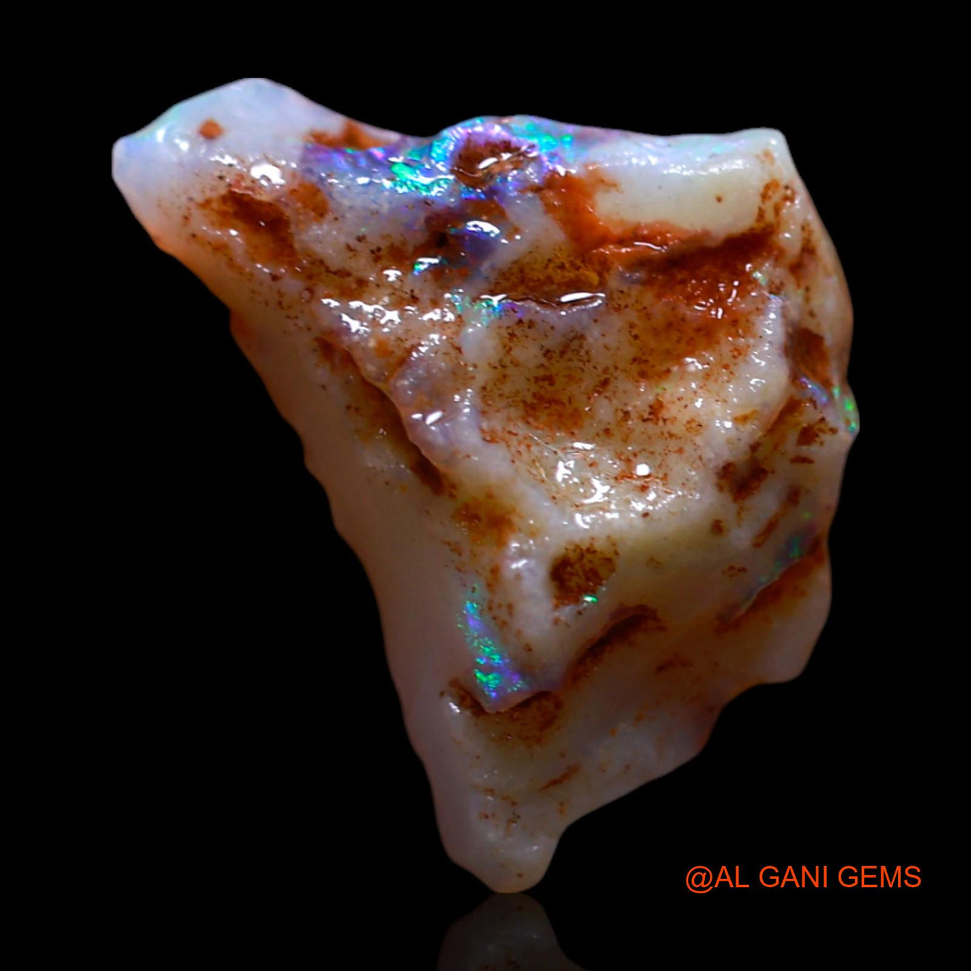 2.00 Cts Natural Australian Fire Opal Loose Gemstone Fancy Rough 13x10x4 mm RG-294
