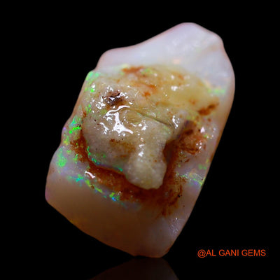 Natural Fire Opal Gemstone 3.00 Cts Loose Fancy Rough From Australia 14x8x5 mm RG-297