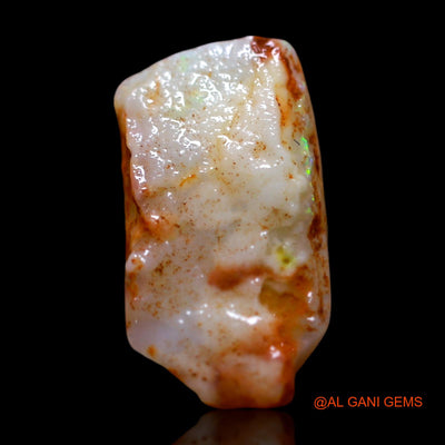 Natural Fire Opal Gemstone 3.00 Cts Loose Fancy Rough From Australia 14x8x5 mm RG-297
