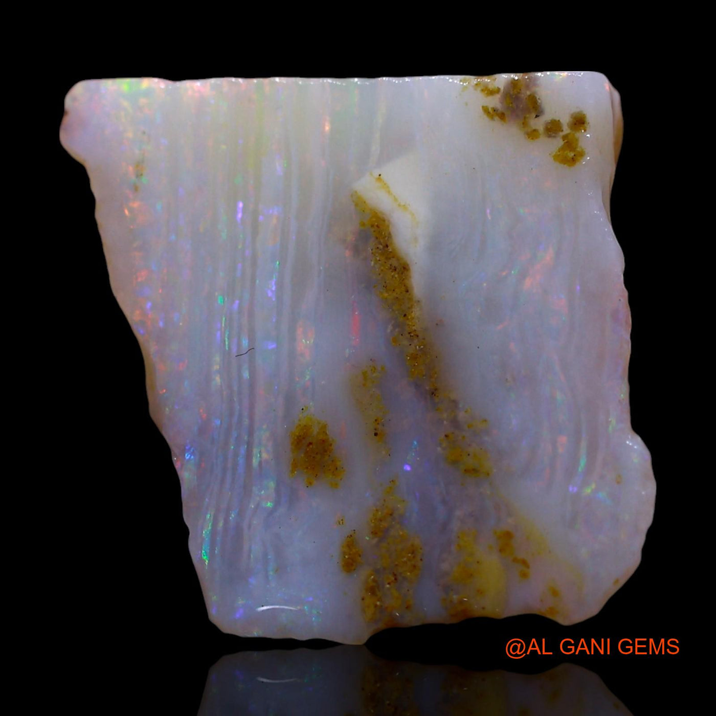 15.00 Cts Natural Australian Fire Opal Loose Gemstone Fancy Rough 21x16x11 mm RG-2