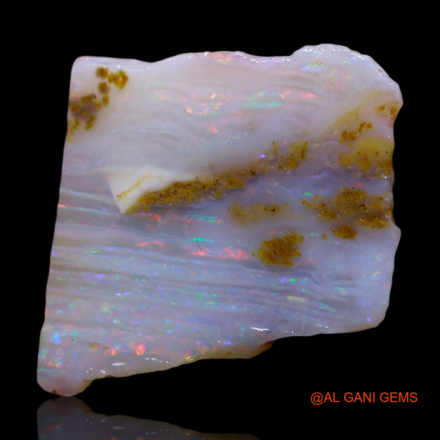 15.00 Cts Natural Australian Fire Opal Loose Gemstone Fancy Rough 21x16x11 mm RG-2
