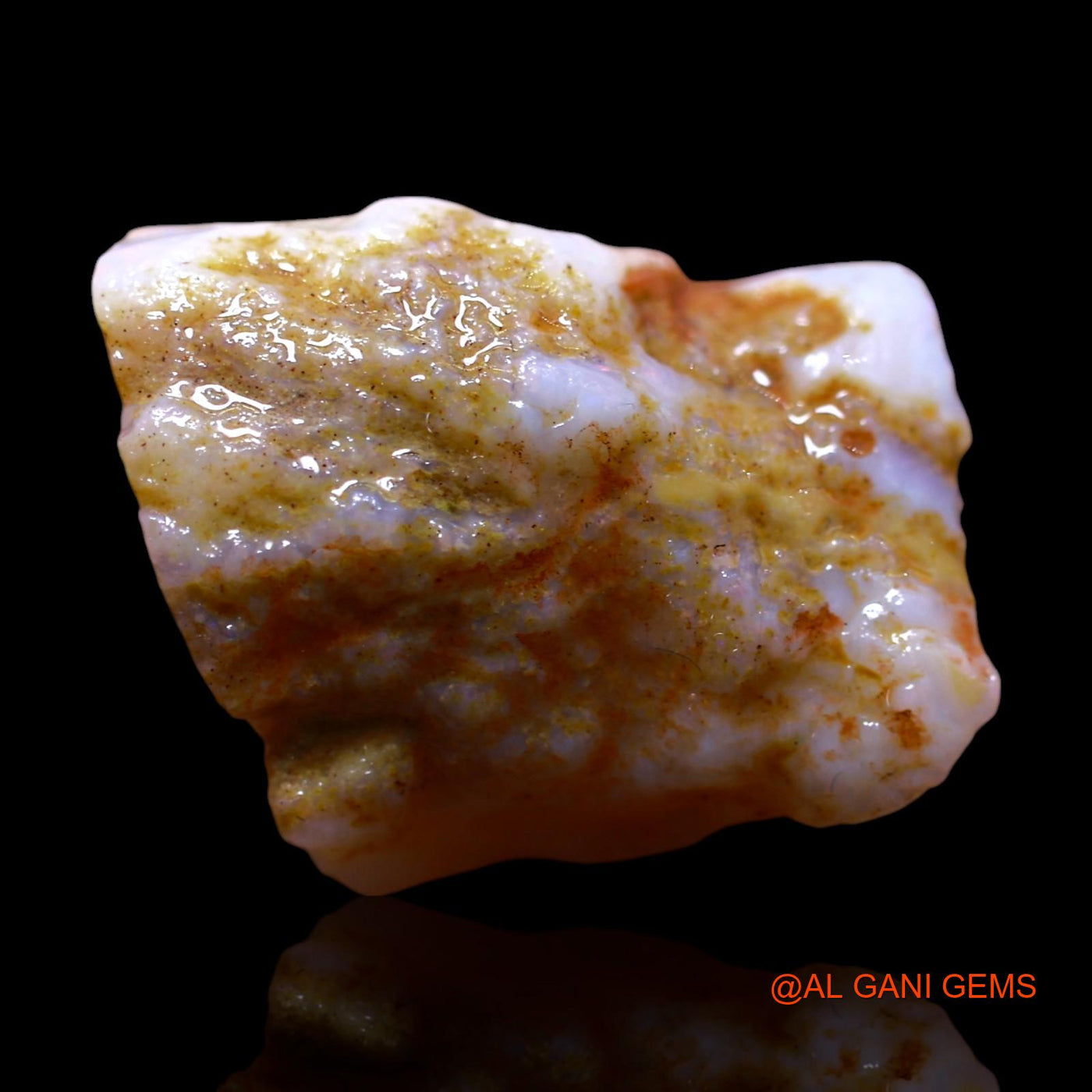 15.00 Cts Natural Australian Fire Opal Loose Gemstone Fancy Rough 21x16x11 mm RG-2