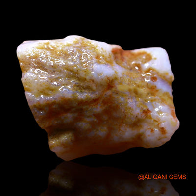 15.00 Cts Natural Australian Fire Opal Loose Gemstone Fancy Rough 21x16x11 mm RG-2