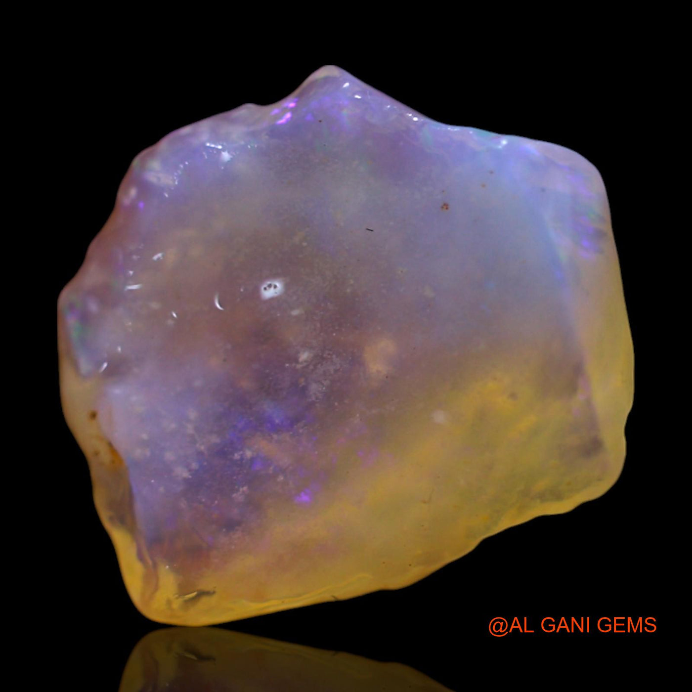 2.00 Cts Natural Australian Fire Opal Loose Gemstone Fancy Rough 13x11x3 mm RG-300