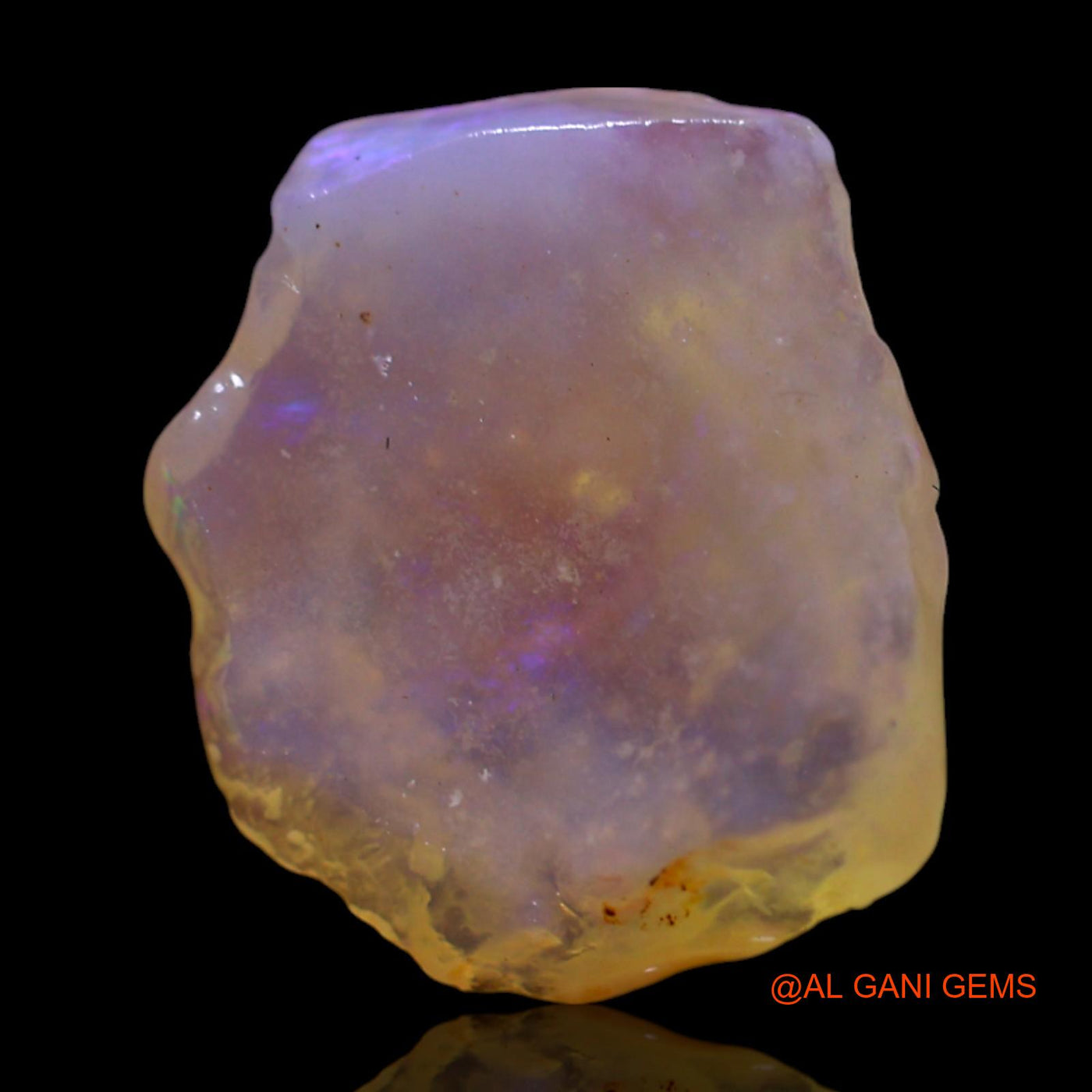 2.00 Cts Natural Australian Fire Opal Loose Gemstone Fancy Rough 13x11x3 mm RG-300